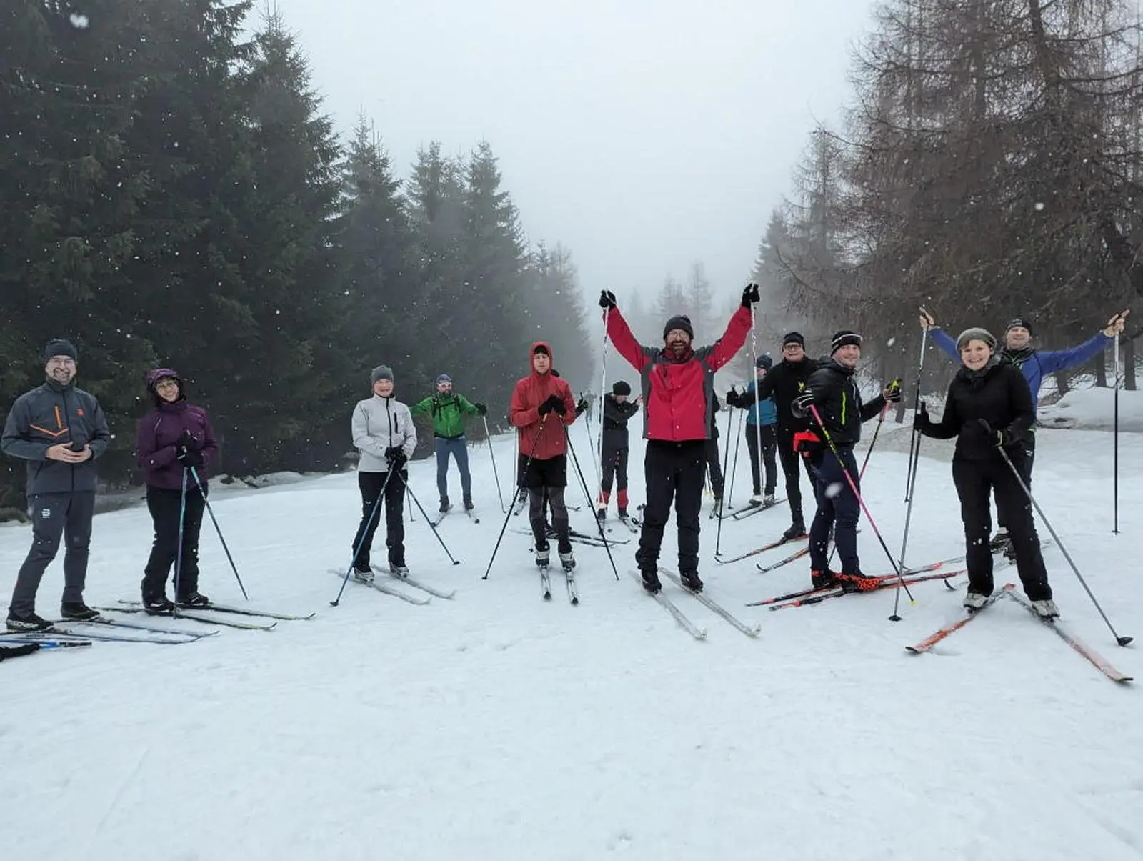 Allen Unkenrufen zum Trotz: auch 2023 lag Schnee im Isergebirge!