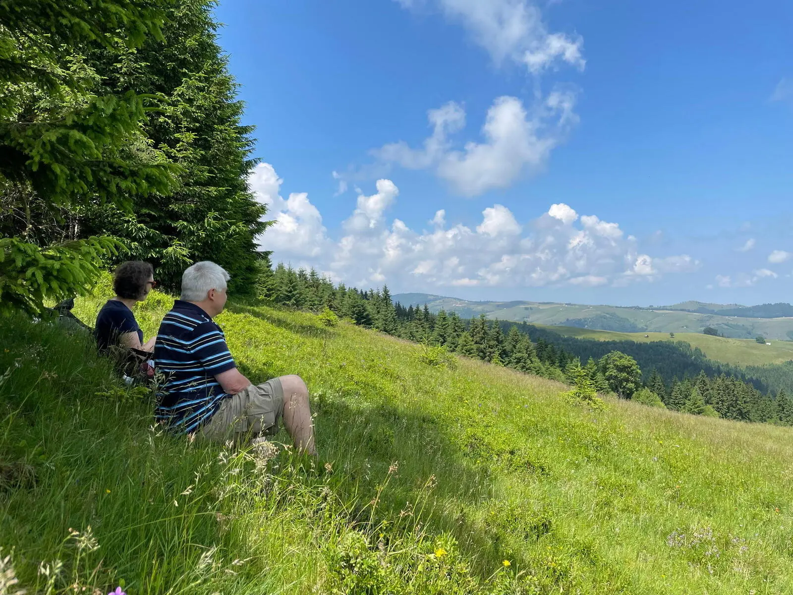 Mittagsrast mit Fernblick (Foto: Tina Henker)
