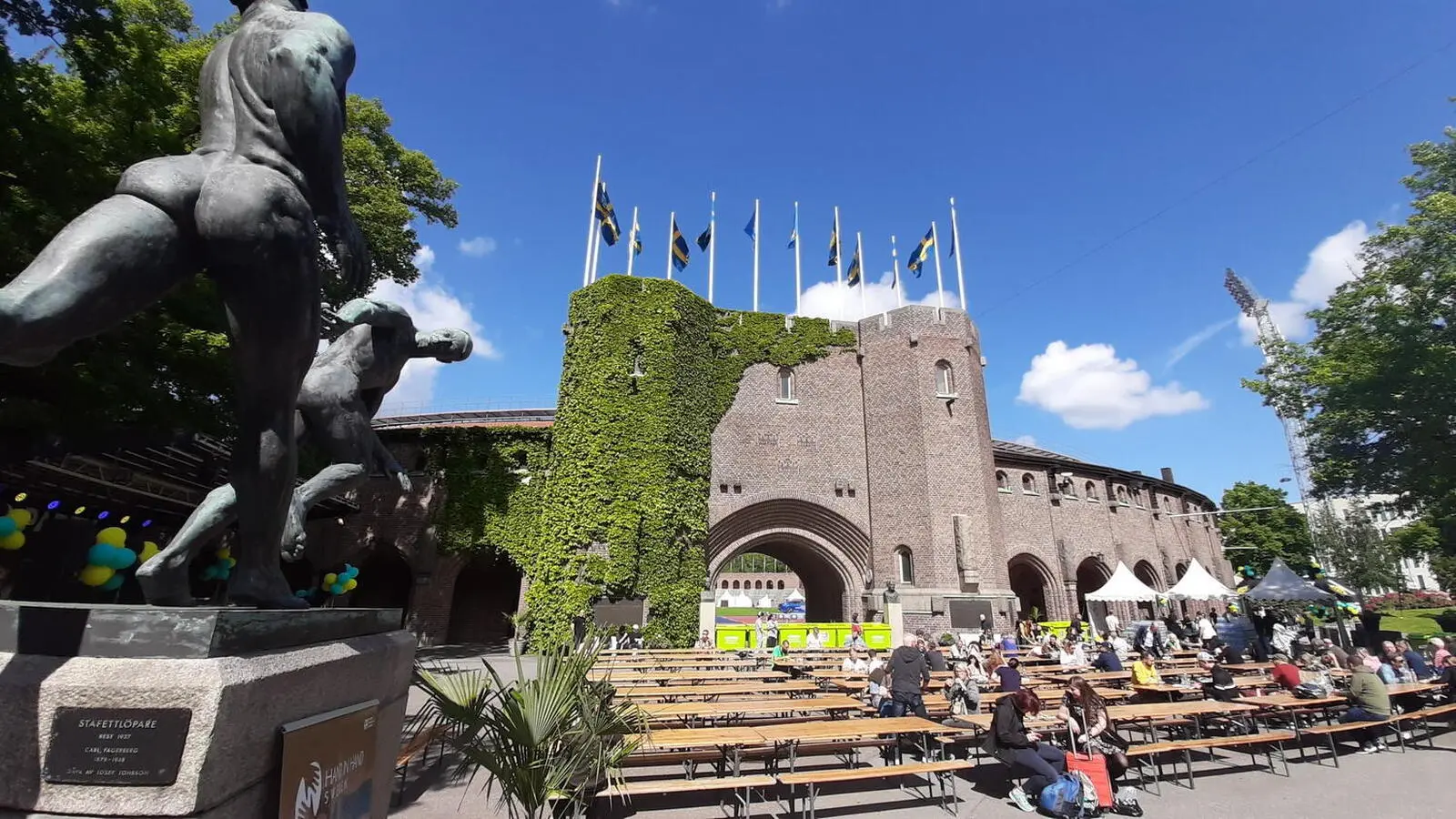 Ein beeindruckendes Ambiente bietet das Olympiastadion
