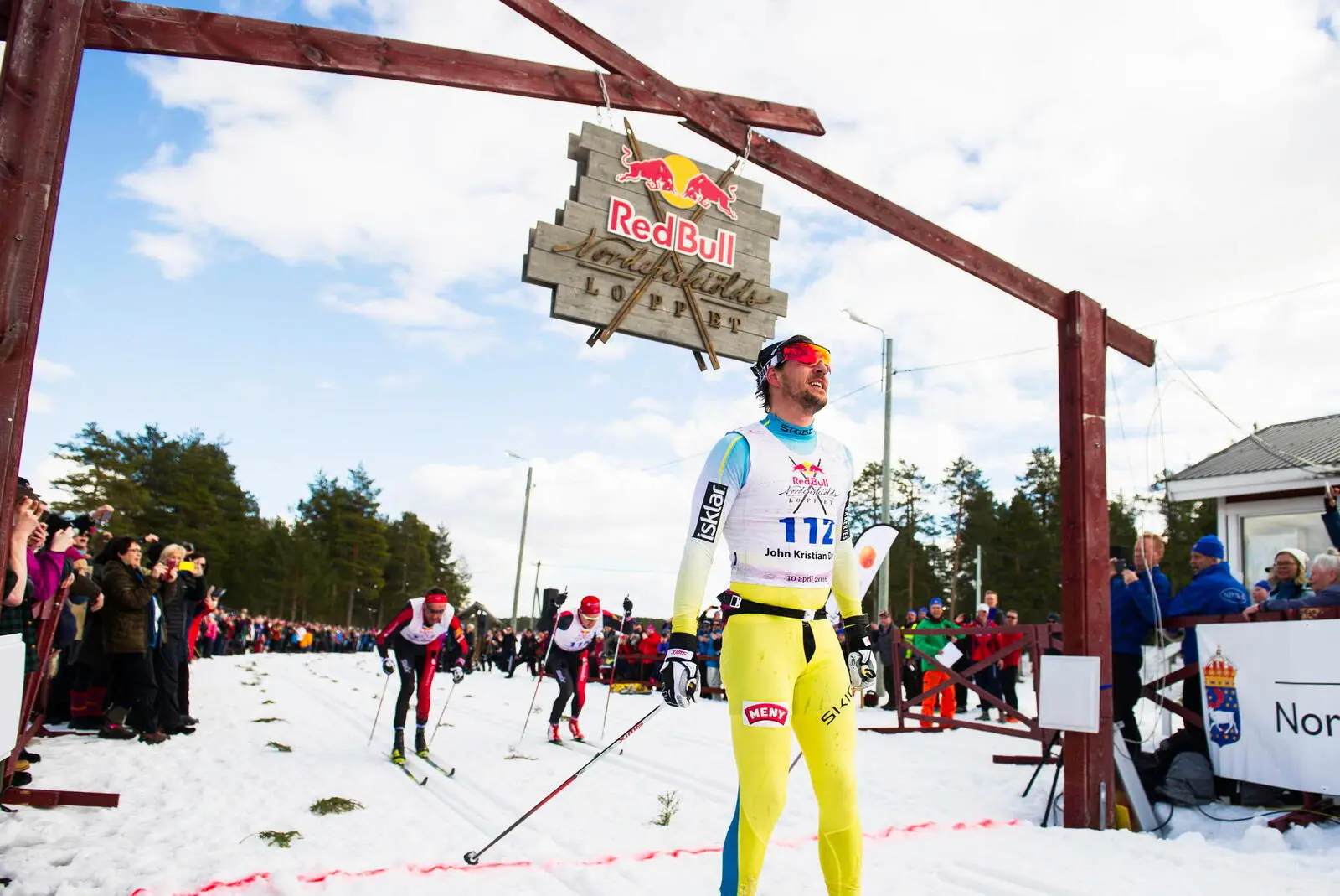 Der Zielbogen in Jokkmokk 