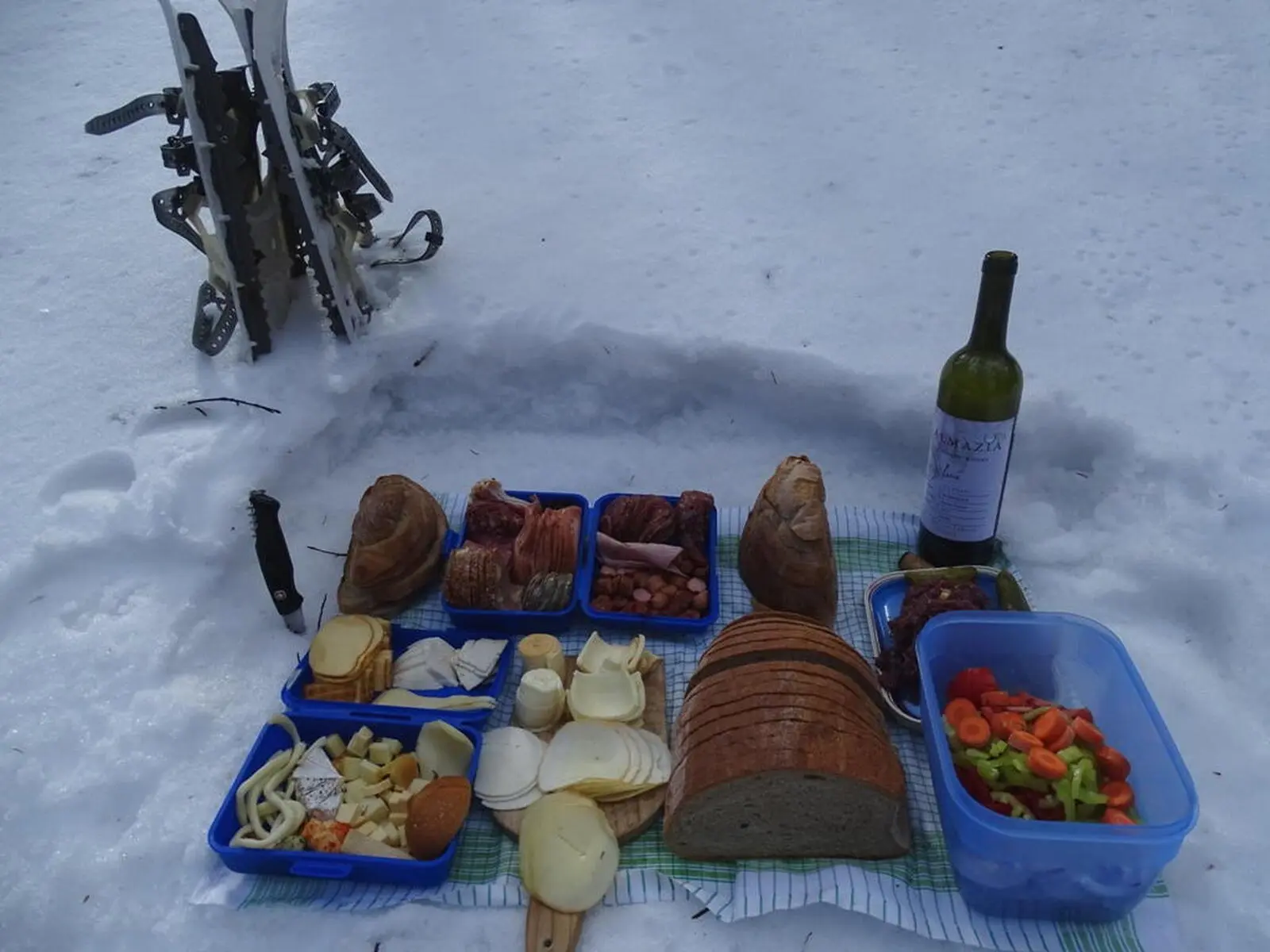 Auch im Winter kann man wunderbar picknicken – es fehlt an nichts!