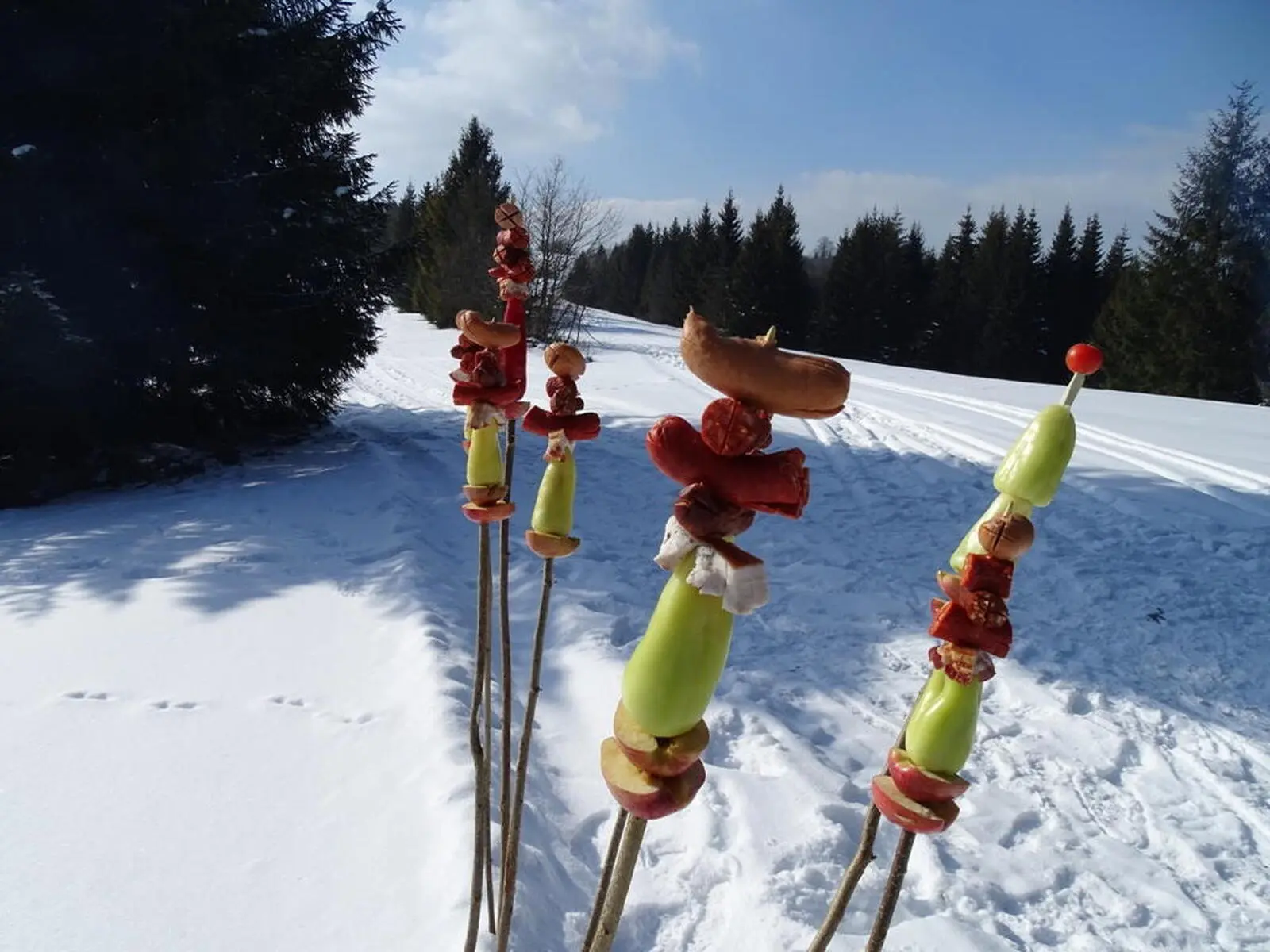 Die Picknicks im Schnee werden Ihnen in ganz besonderer Erinnerung bleiben