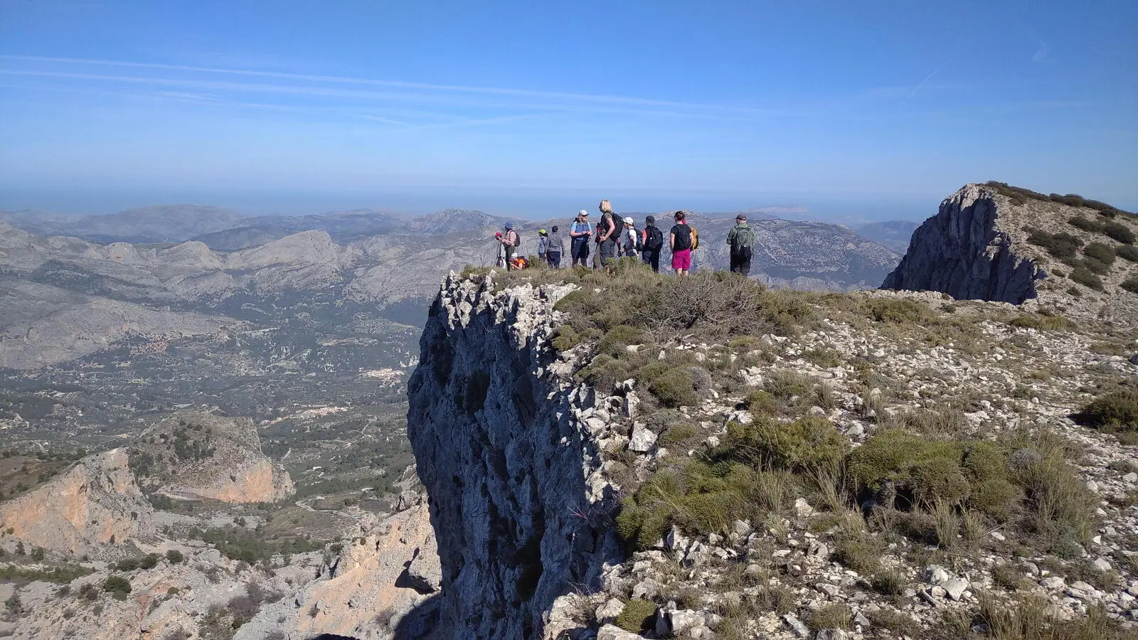 Spektakuläre Aussichten erwarten Sie u.a. bei der Wanderung zum Aitana Gipfel