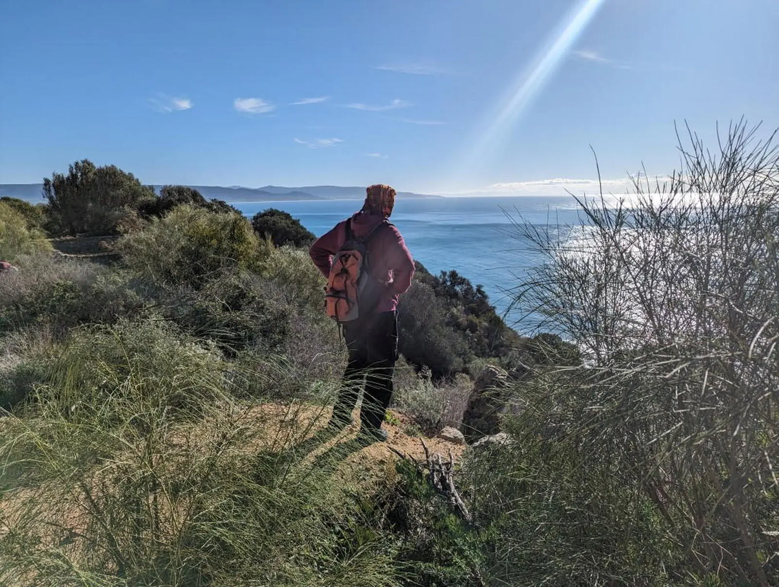 Reiseende am Atlantik - Wanderabschluß mit Blick bis zur Küste Afrikas! 