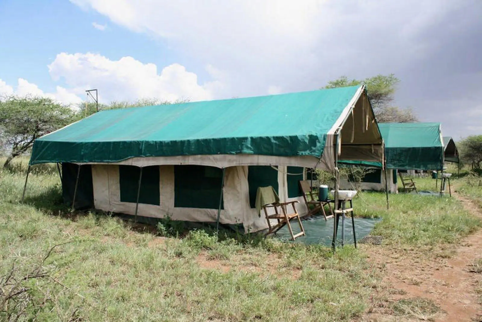 ...in einem Tented Camps oder Lodges