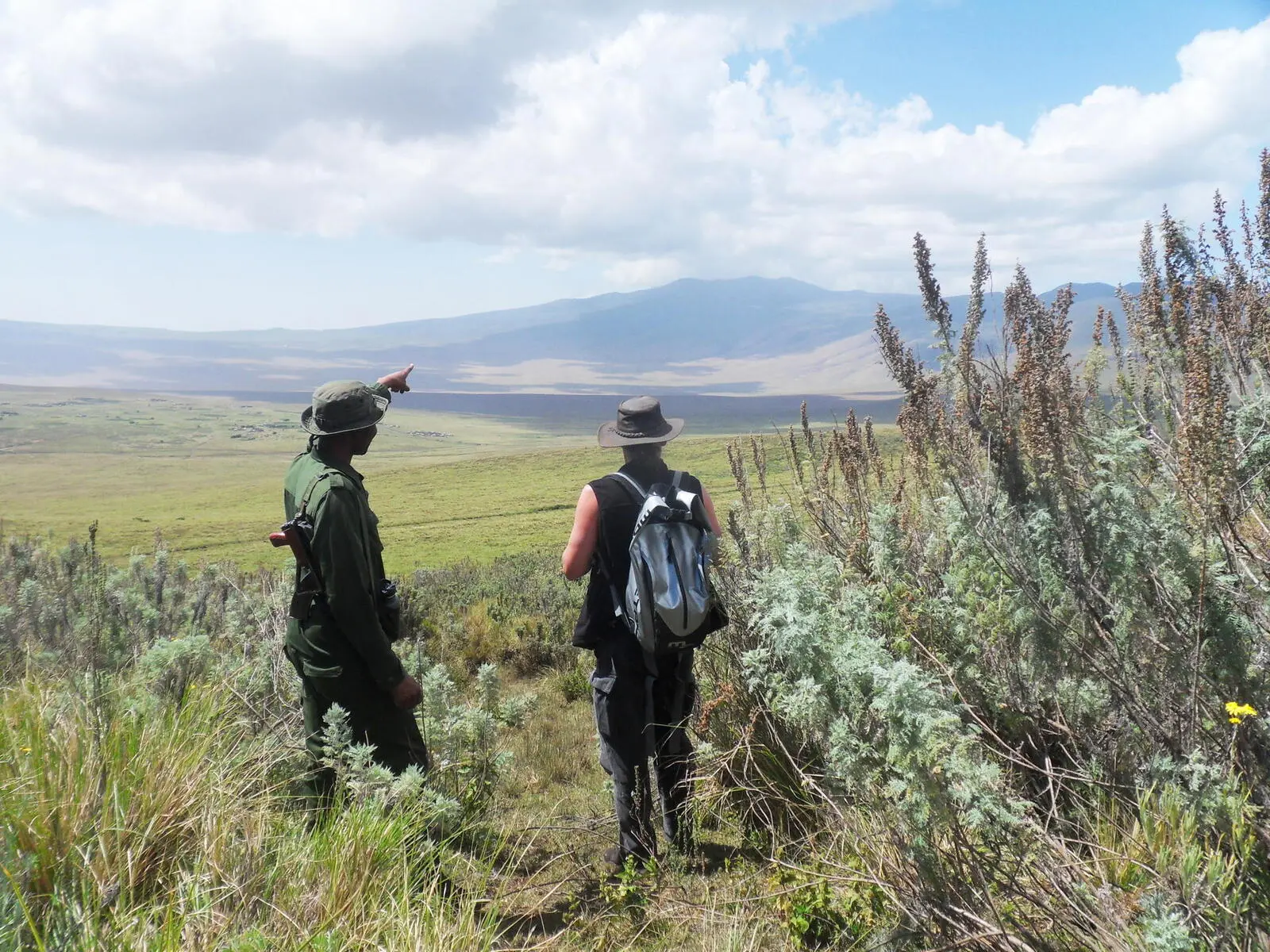 Die Weiten des Ngorongoro-Kraters sind fanzinierend