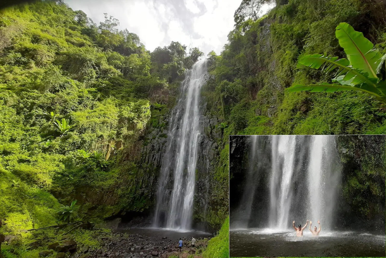 Wanderung zum Materuni-Wasserfall - perfekt zum Ankommen & Einstimmen auf den Kili Marathon!