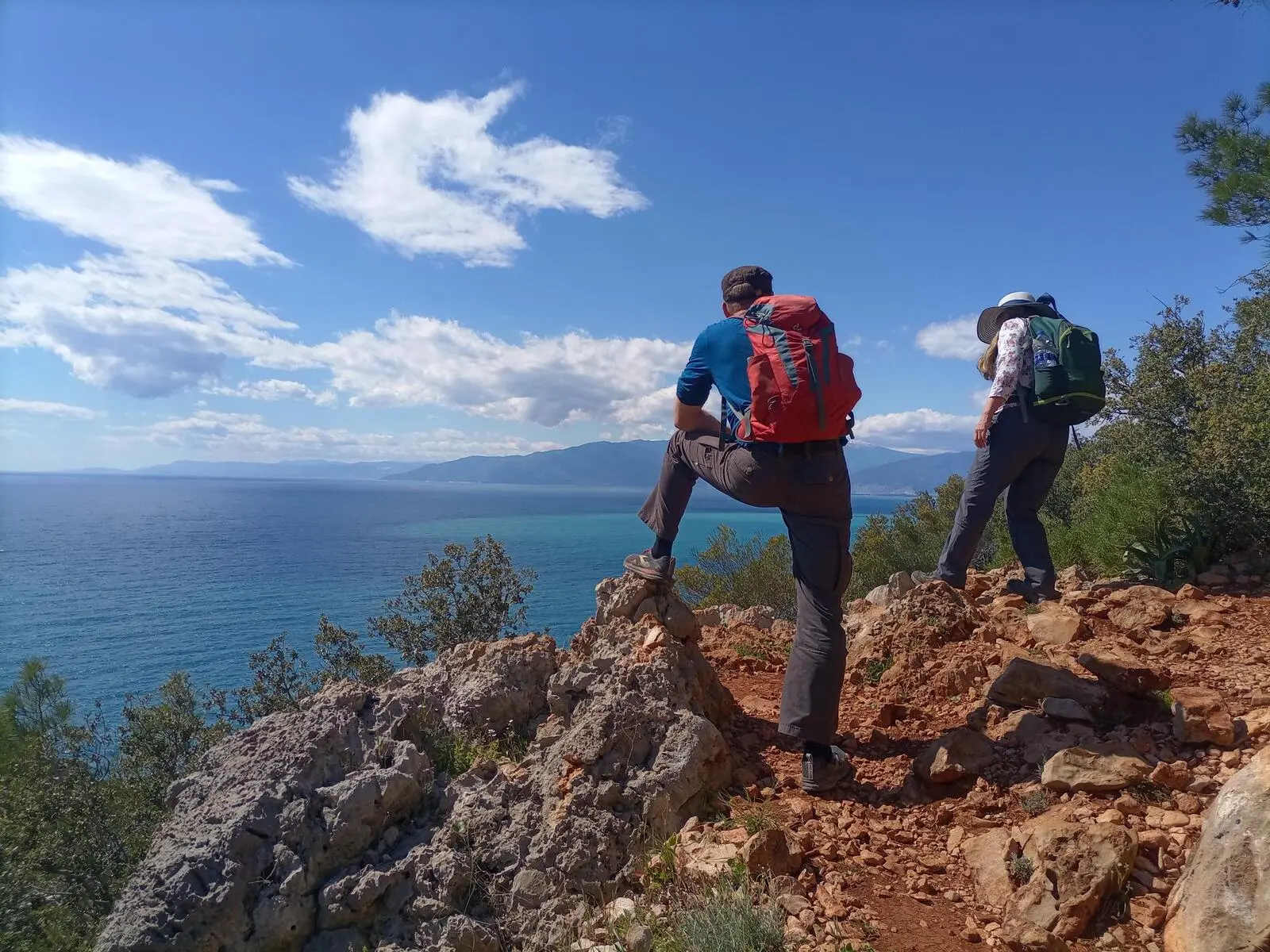 Wanderungen mit Meerblick