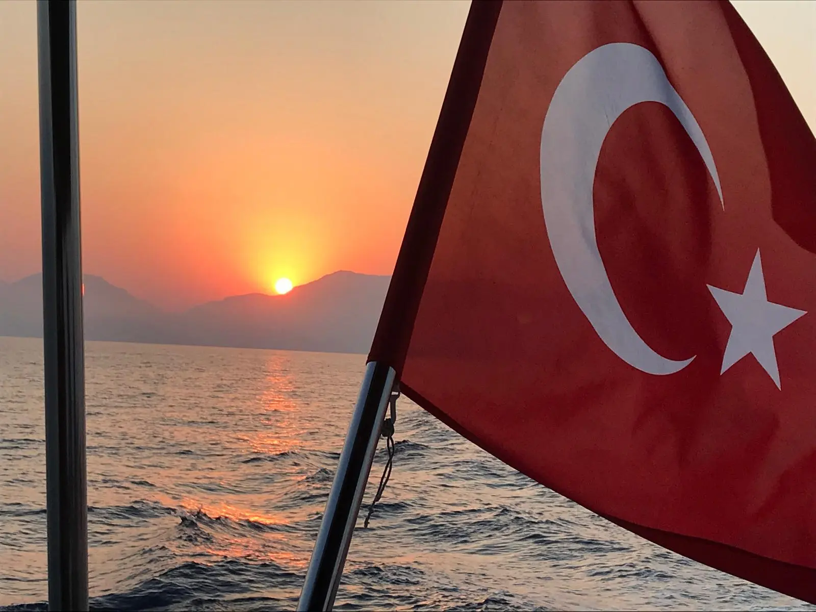 Sonnenuntergang an der Türkischen Riviera
