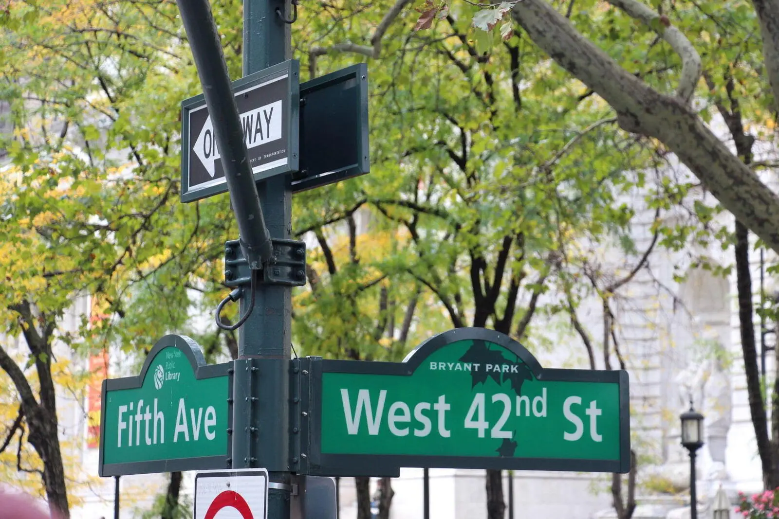 Von Süd nach Nord die Streets, von Ost nach West die Avenue's - ein durchaus geniales Straßenprinzip